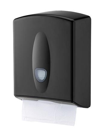 123toilet handdoekdispenser midi kunststof zwart