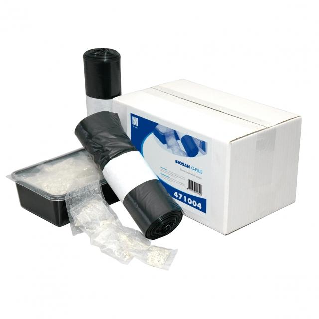 123toilet Dameshygiene Geurvrij BioSan, afvalzakken 23 liter, navulling 50 stuks