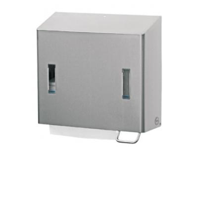 Santral RVS dispenser Zeep + handdoek, Foam Rechts, RVS