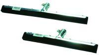Raklet metaal 35cm zwart schuimrubber