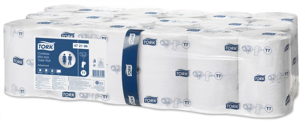 Tork 472630 (472199) Advanced (T7) Toiletrol Kokerloos Midi 24 x 830 vel 