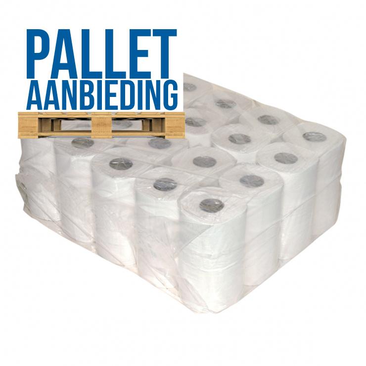 Toiletpapier 123toilet Halve Pallet  2-laags 400 vel (24 balen) - €22,50 per baal