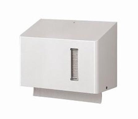 Santral RVS vouwhanddoek dispenser klein, intervouw, Wit