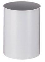 Metalen papierbak 15 liter wit