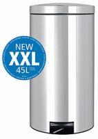 Brabantia pedaalemmer 45 liter RVS mat of glans