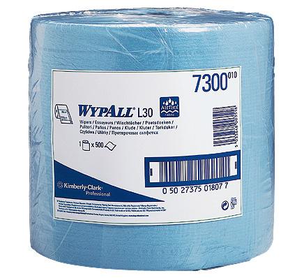 Kimberly Clark Wypall L30 2 laags poetsrol blauw 500 vel