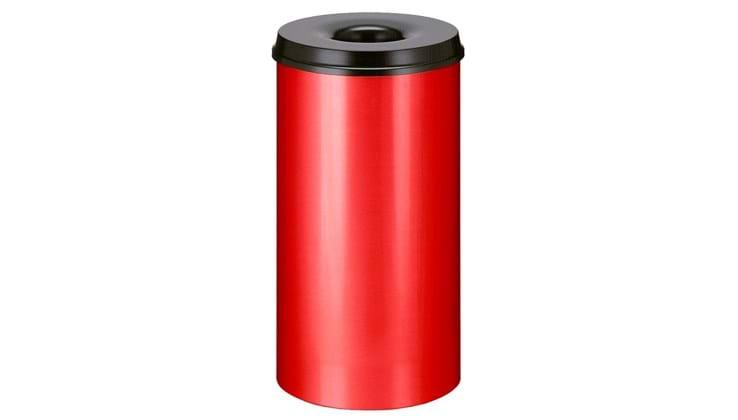 Brabantia vlamdovende afvalbak 50 liter Rood