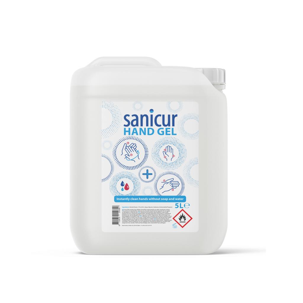 Desinfecterende handgel op basis van alcohol Can 5L