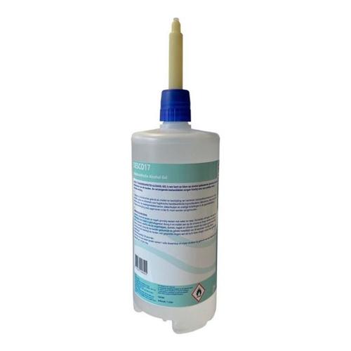 123toilet alcoholgel navulling 1000 ml, (systeem S1)