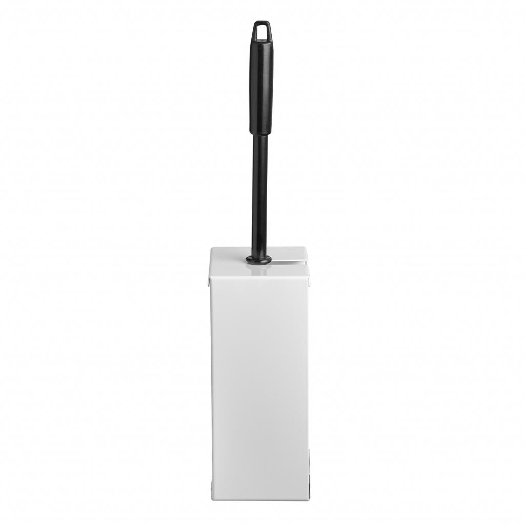 123toilet Quartz Wit Toiletborstelhouder met Borstel