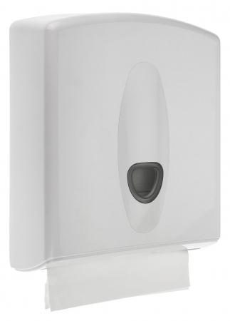 123toilet handdoekdispenser midi kunststof wit