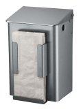 RVS dameshygiene afvalbak incl zakjes dispenser