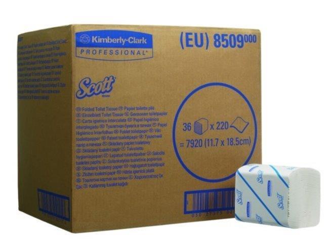 Kimberly Clark Scott 2 laags toilettissue bulkpack 36 x 220 vel