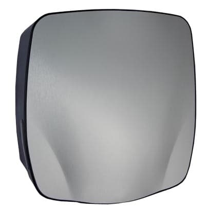 Black-RVS vouwhanddoek dispenser, ZZ-vouw