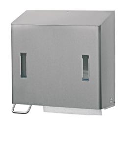 Santral RVS Zeepdispenser + Handdoekdispenser (Combi)