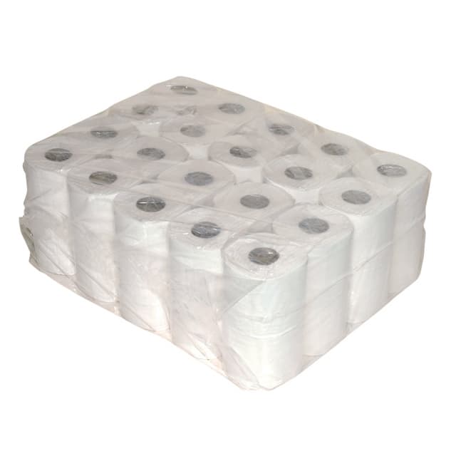 123toilet toiletrol, 2-laags cellulose wit 400 vel - 40 rollen Snel oplosbaar