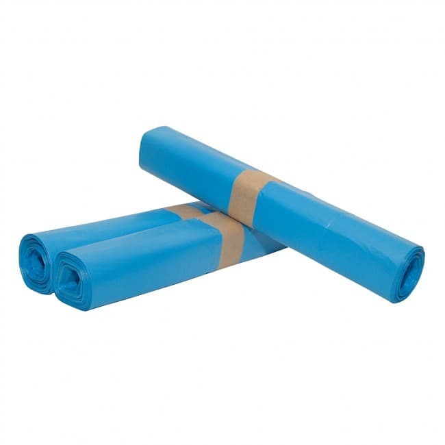 123toilet afvalzak 65/20x125T70 blauw 240 ltr 100 stuks