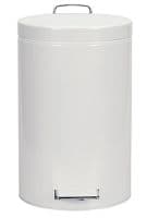 Brabantia pedaalemmer 12 liter, wit