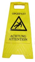 Waarschuwingsbord natte vloer / caution wet floor