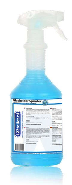 123toilet Glashelder Sprintex glas- interieurreiniger 1L