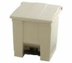 Rubbermaid pedaalemmer basic,  45 liter beige