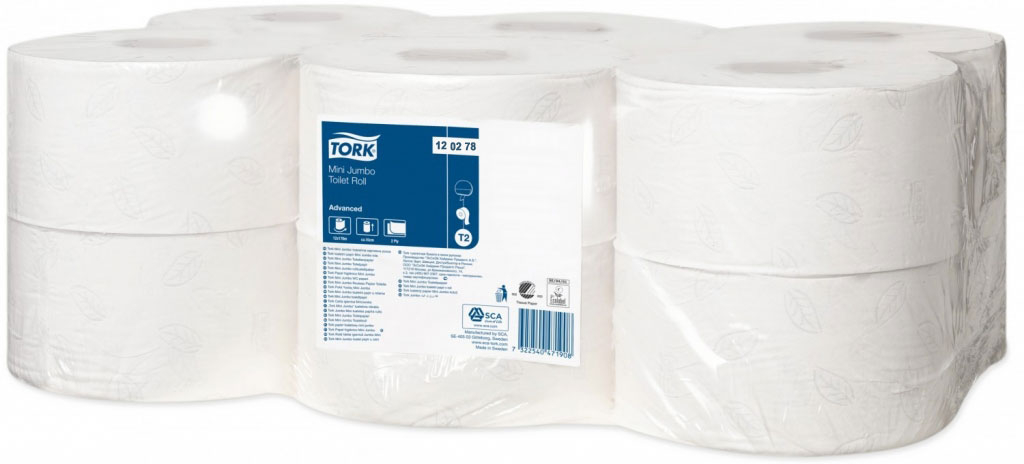 Tork 120278 Mini Jumbo toiletpapier 12 x 170 meter