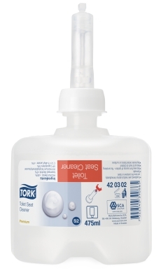 Tork 420302 toiletbril reiniger navulling 475 ml, toiletset cleanser