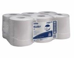 Kimberly Clark Wypall L20 poetsdoeken roll control 1 laags wit 6 x 400 doeken