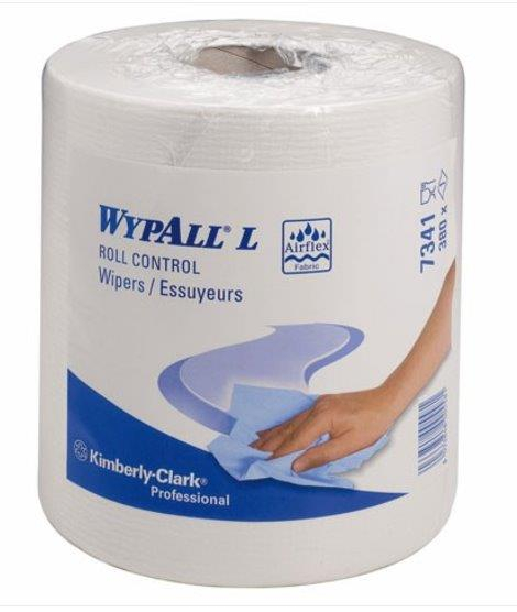 Kimberly Clark Wypall L10 1 laags combirol wit 6 x 600 doeken