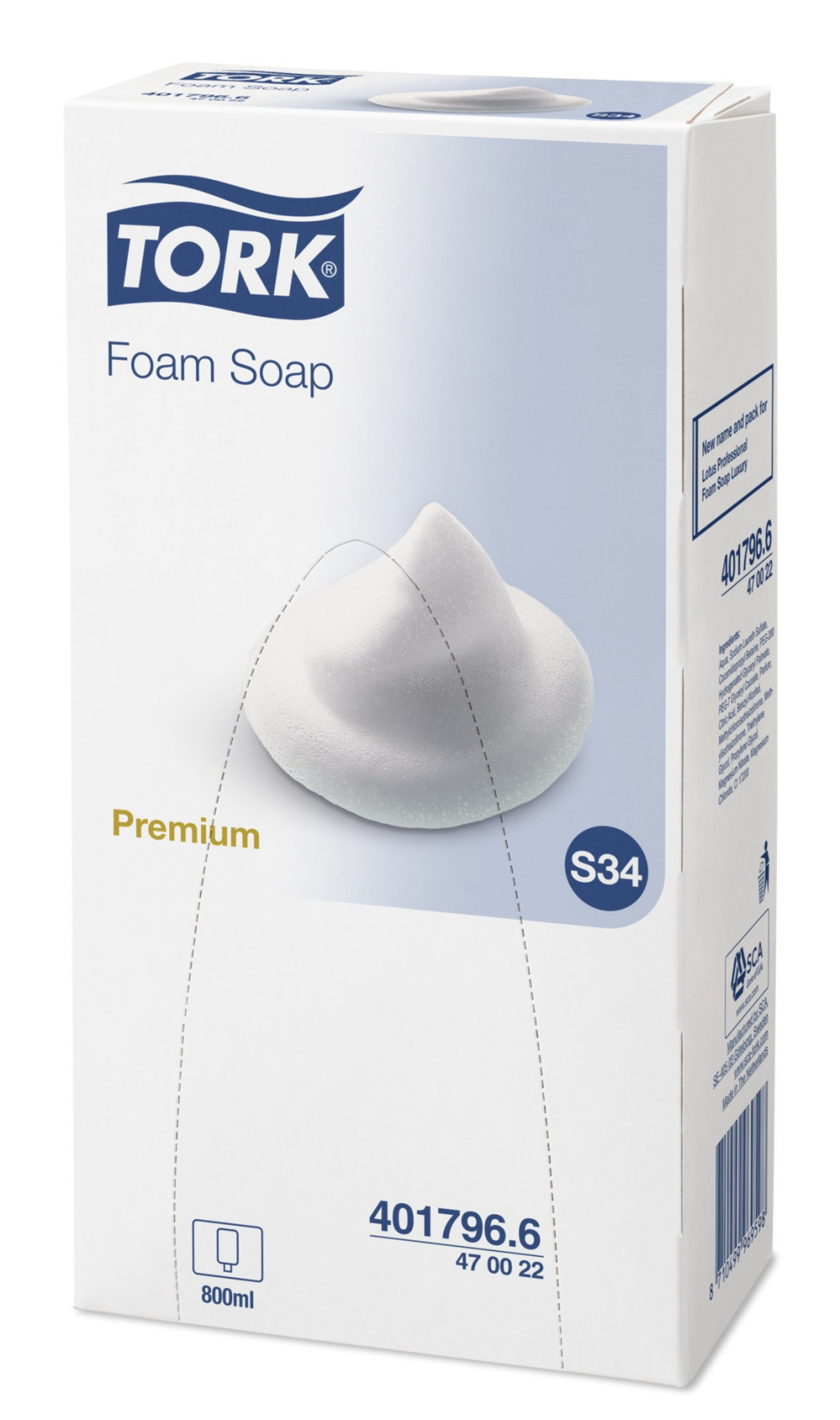 Tork 470022 Premium Foam Soap 6 x 800 ml Roze