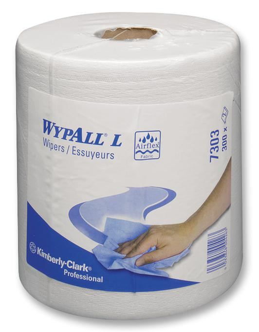 Kimberly Clark Wypall poetsrol L20 wit 2 laags, 300 vel