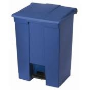 Rubbermaid pedaalemmer basic,  70 liter blauw