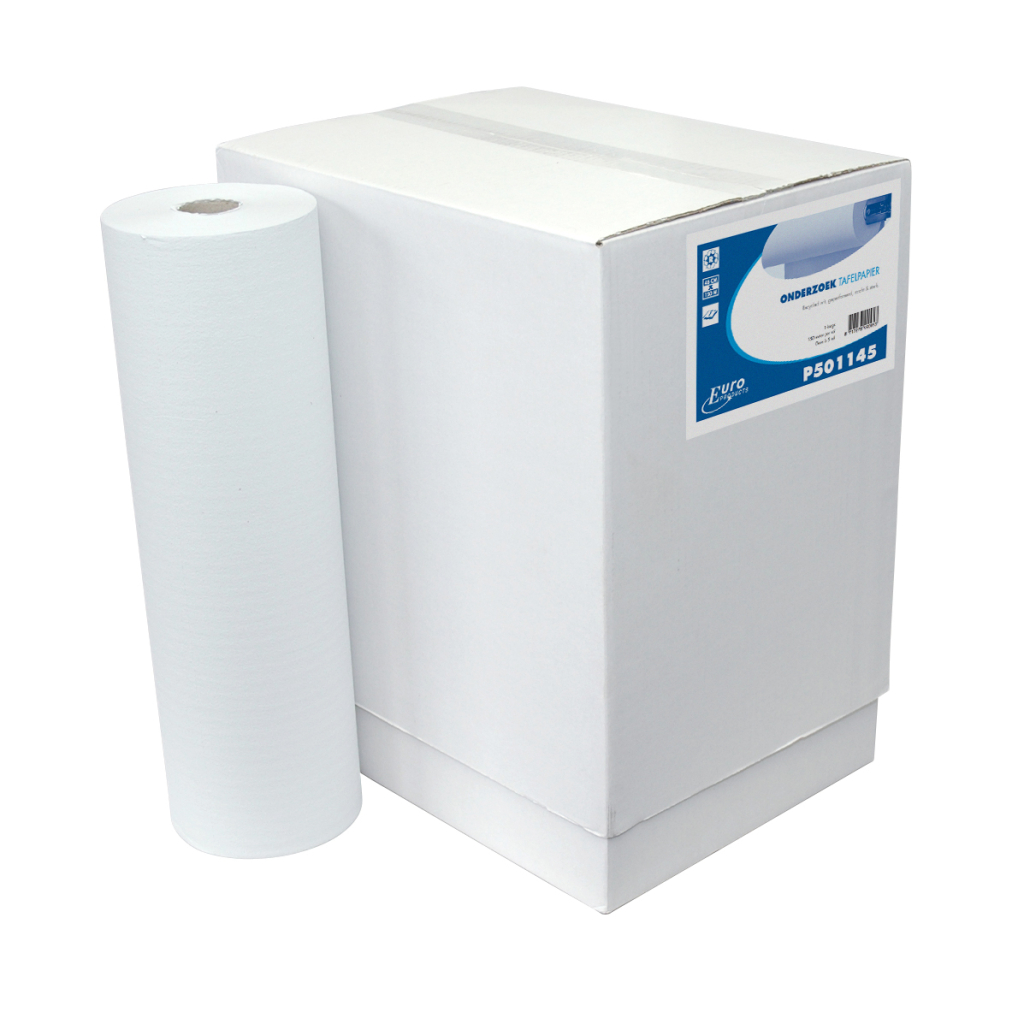 123toilet Onderzoektafelpaper Recycl wit 1-Laags 46cm