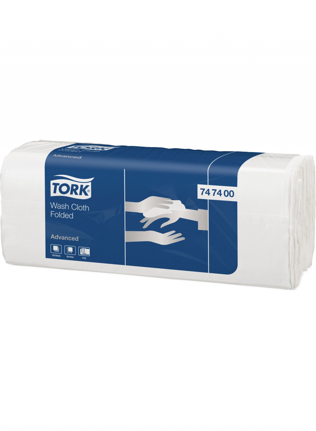 Tork 747400 Advanced 4 laags gevouwen wasdoek 20 x 120 doeken