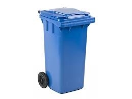 Afvalcontainer 240 liter, blauw