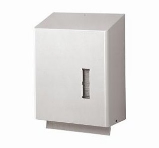 Santral RVS vouwhanddoek dispenser, intervouw, Wit