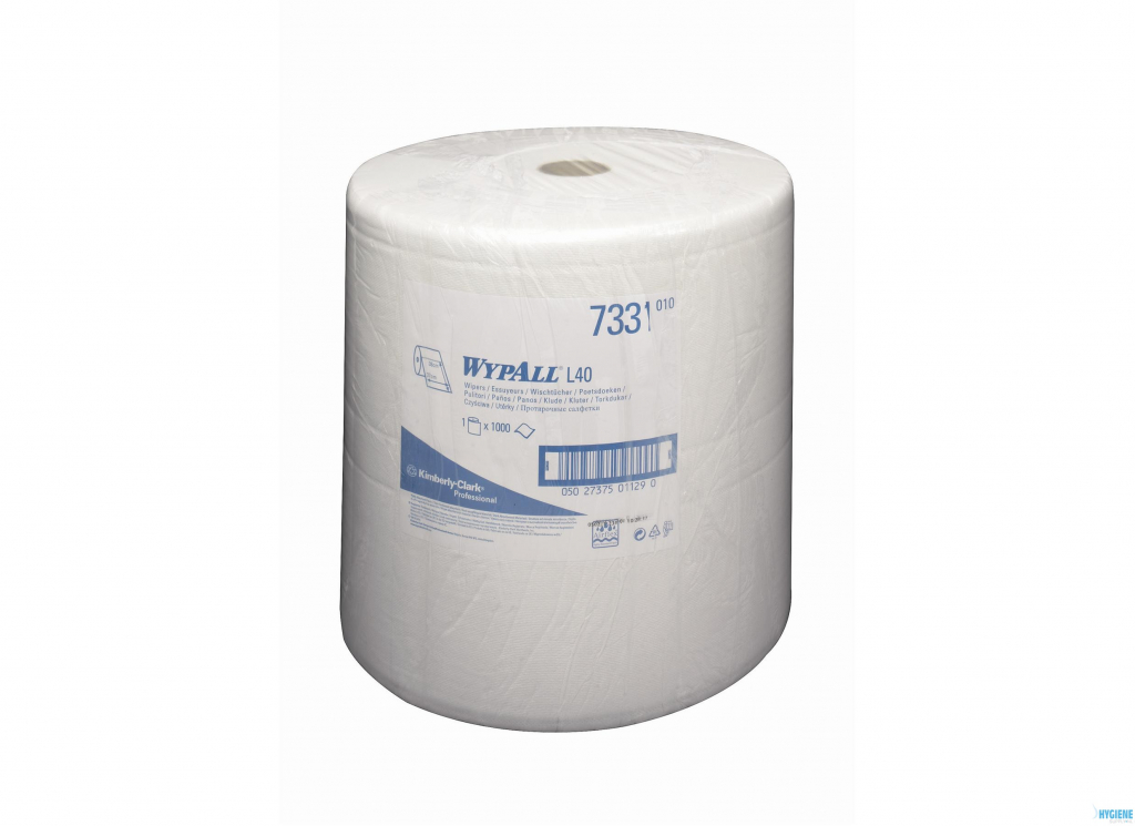 Kimberly Clark Wypall L40 3 laags glansdoek op rol 1000 doeken