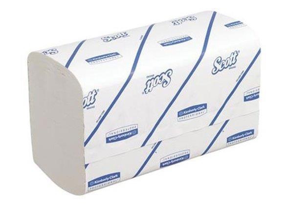 Kimberly Clark Scott 1 laags intergevouwen handdoek wit 15 x 212 vel