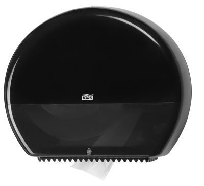 Tork 555008 toilet Mini-jumborol dispenser, zwart