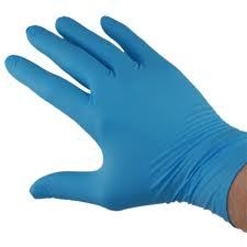 Handschoenen wegwerp, Nitril blauw ongepoederd, extra sterk