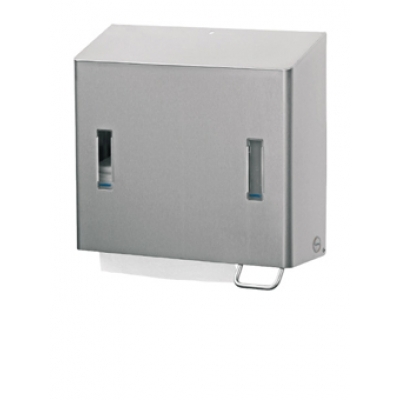 Santral RVS dispenser Zeep + handdoek, RVS Rechts