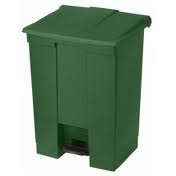 Rubbermaid pedaalemmer basic,  70 liter groen