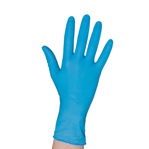 Handschoen nitril ongepoederd blauw high quality 100 stuks - XL