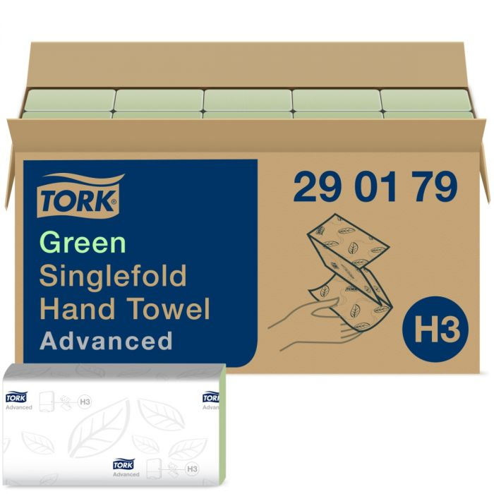 Tork 290179 vouwhanddoeken advanced ZZ-vouw Groen, 3750 vel