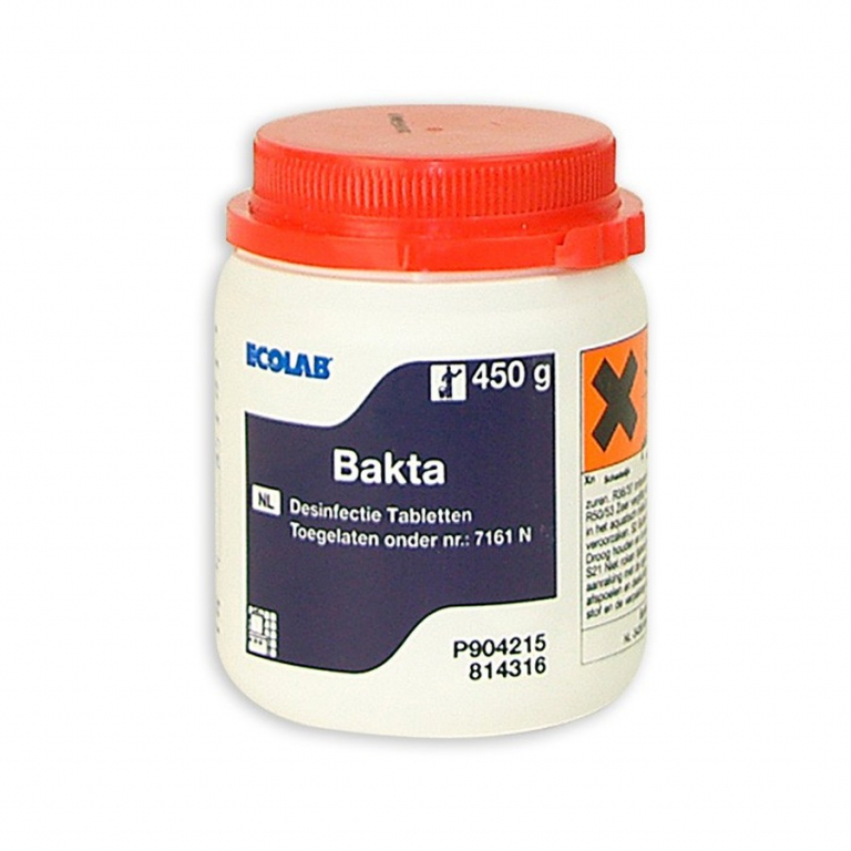 Ecolab bakta desinfectie tabletten 6x250 stuks