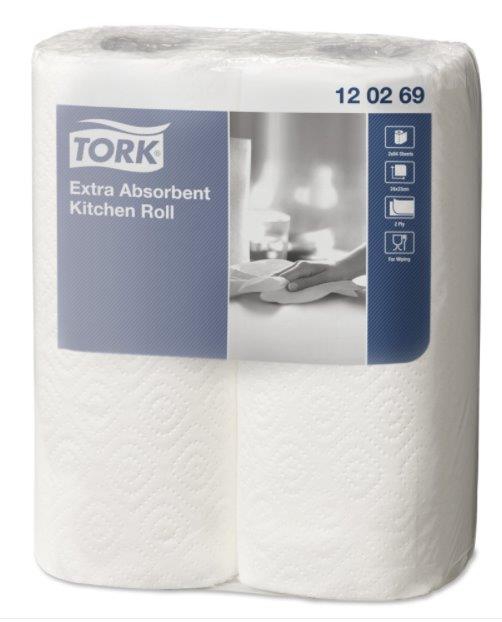 Tork 120269 Pemium 2 laags keukenrol 12 x 2 rollen