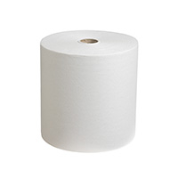 Kimberly Clark Scott 1 laags handdoekrol wit 6 x 304 meter