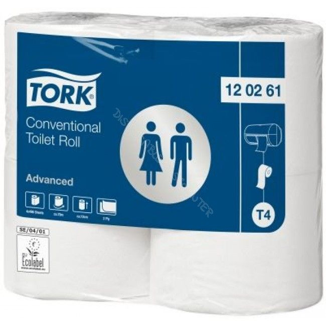 Tork 120261 Advanced 2 laags toiletpapier 24 x 496 vel T4