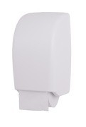 123toilet White toiletrol dispenser - 2 doppenrollen universeel