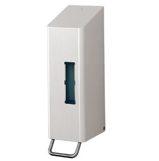 Santral RVS zeepdispensers 1200 ml, Wit Lotion